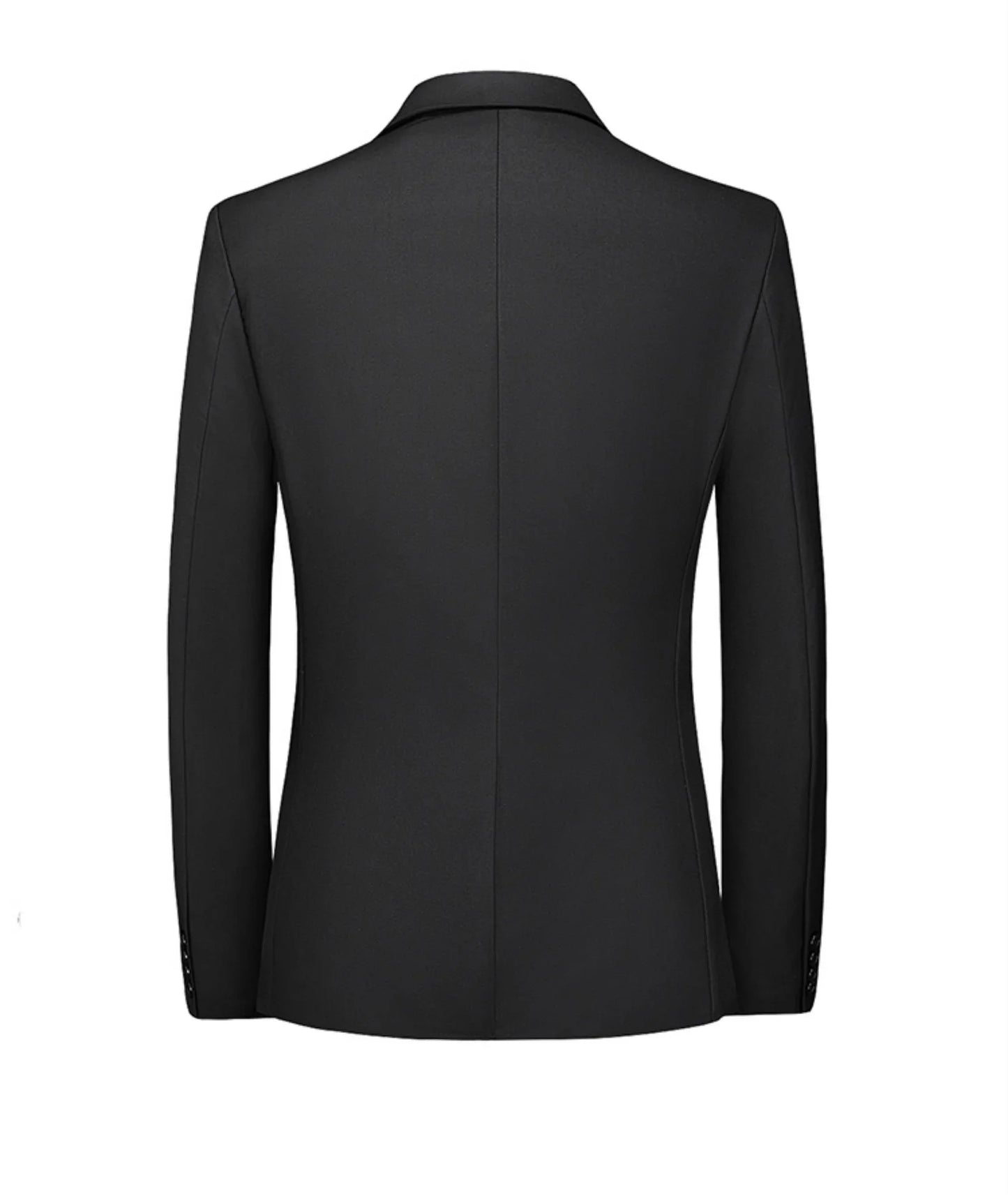 Mens Suit Set Two Piece Business Formal Wear Korean Slim Fit Groom Groomsmen Wedding Tuxedo