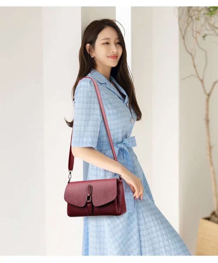 New Soft Leather Crossbody Bags for Women Luxury Handbags Women Bags Designer Female Casual Hand Shoulder Bag bolsos de mujer