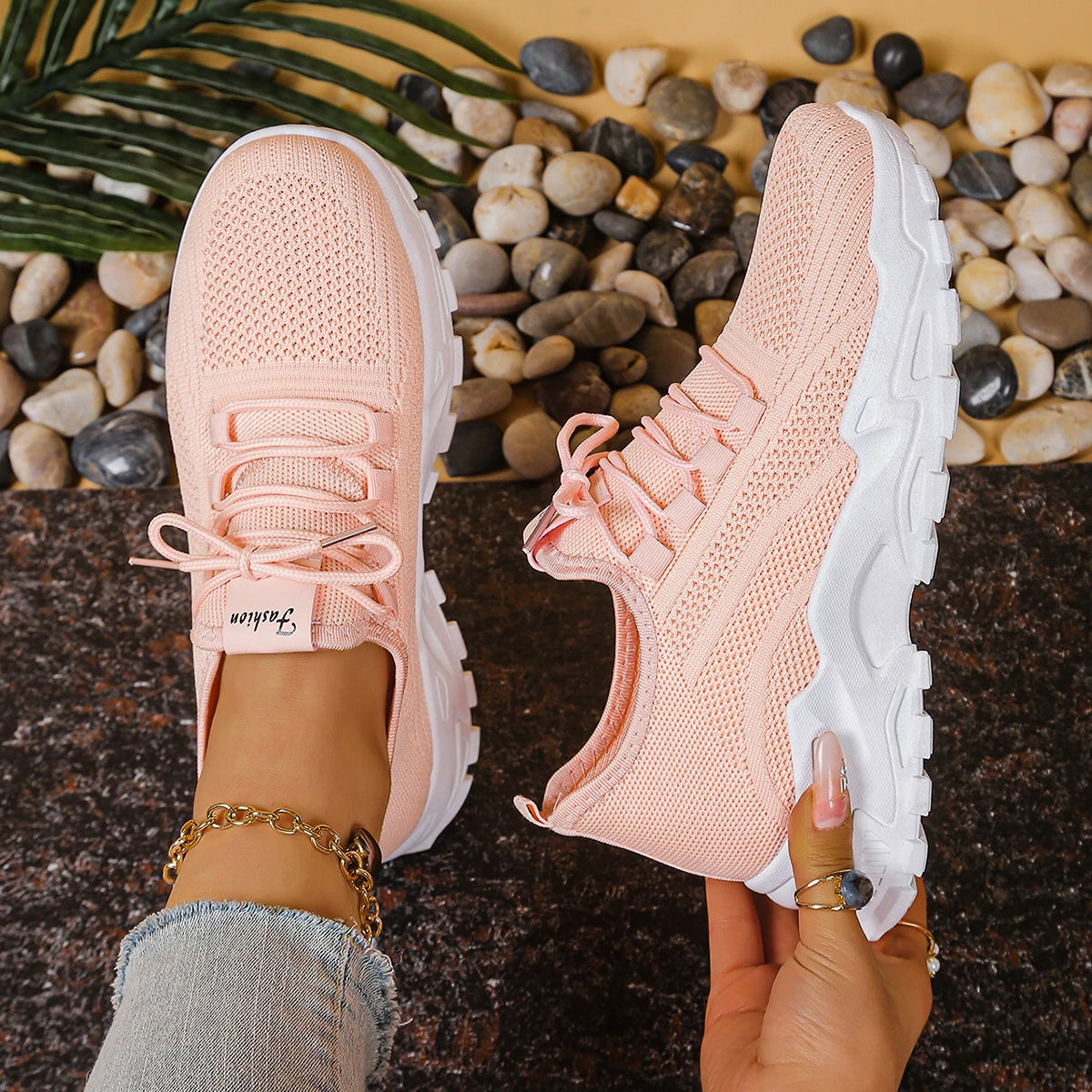 Ladies shoes women's sneakers shoes woman 2025 Solid color increases height and is versatile cheap shoes clearance free shipping