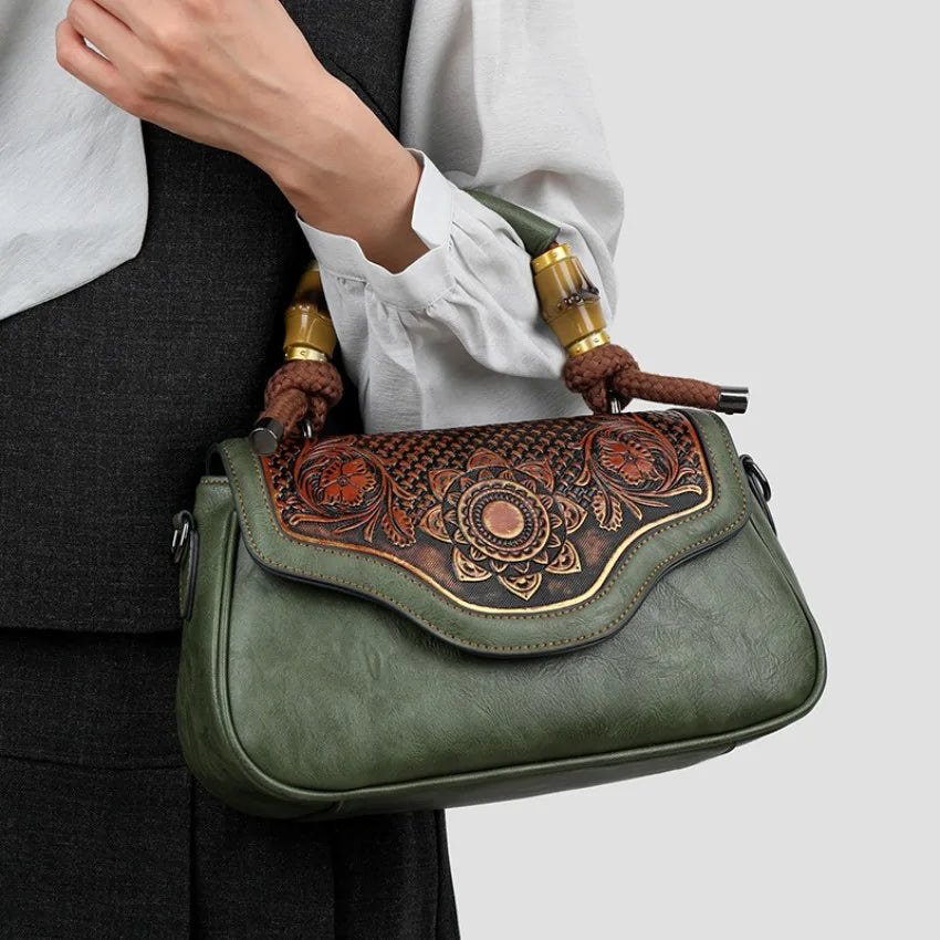 Retro Shoulder Bag Women Handbag High-quality 3D Printed Diagonal Crossbody Classic Office Not Too Big or Too Small Bag Luxury