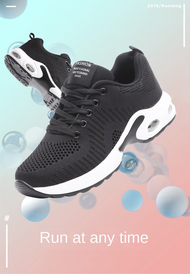Women Sneakers Lightweight Knitted Shoes Women Casual Flats Shoes Female Tennis Shoes Non-Slip Women Sport Shoes