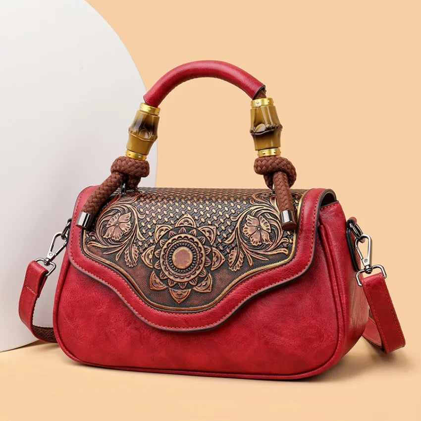 Retro Shoulder Bag Women Handbag High-quality 3D Printed Diagonal Crossbody Classic Office Not Too Big or Too Small Bag Luxury