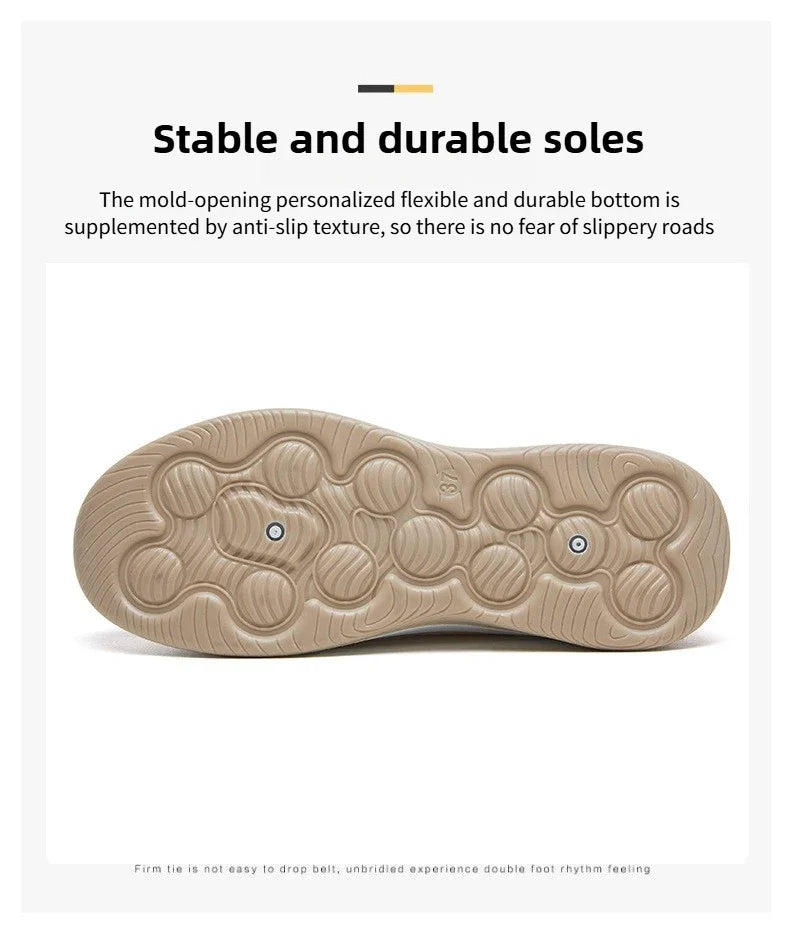 Women's shoes 2025 Spring and Autumn casual fashion soft sole lightweight single shoe women's breathable mother's shoes