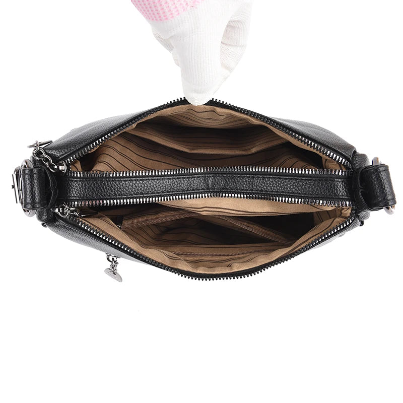 Women's Bags Vintage Genuine High quality PU Women's handbags Casual Ladies' Tote Bags, Soft and Large capacity Handbags wallet
