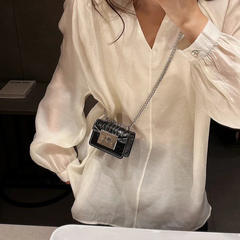 Handbag Women's 2024 Trend Woman Shoulder Purse Chain Female Bag Mini Summer Crossbody Bags for Women Fashion Luxury Designer