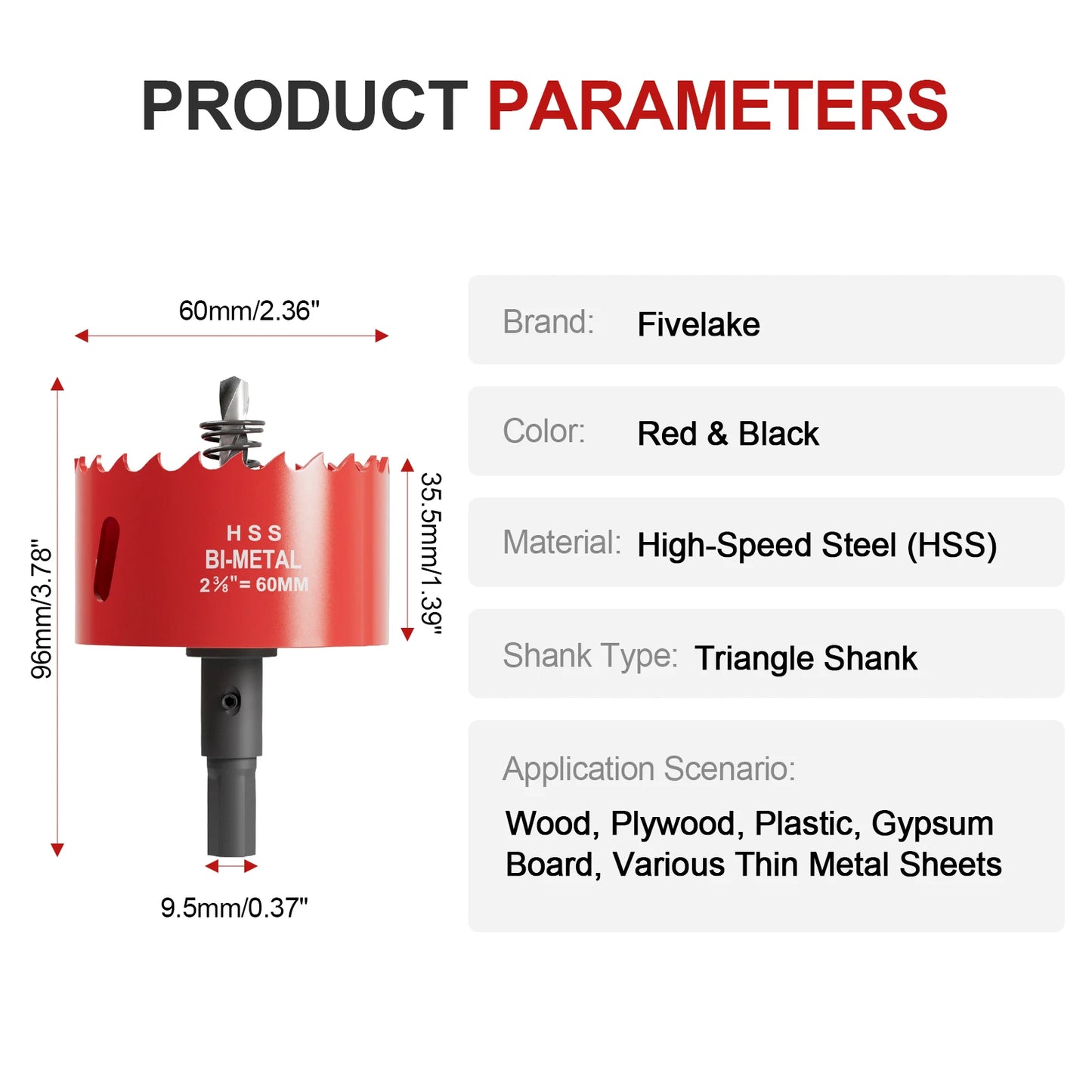 1pcs M42 20mm-200mm Adjustable Hole Saw Drill Bit for Metal, Wood, Gypsum Board - Durable Cutting Tool for Various DIY Projects