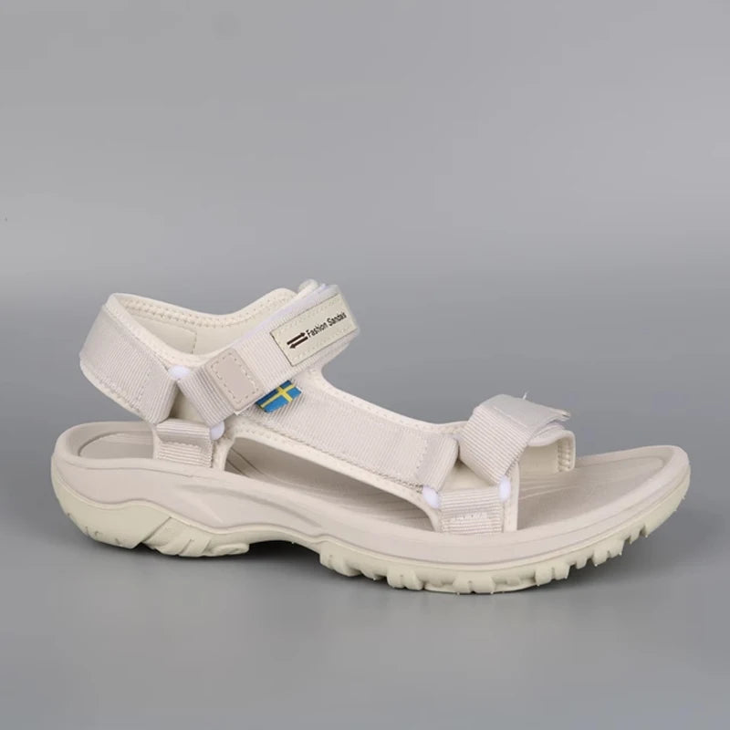 Ladies' Fashion Casual Flat Sandals Outdoor Summer  Open-Toe Beach  Shoes Soft Sole Comfort Women's Breathable Walking Sandials