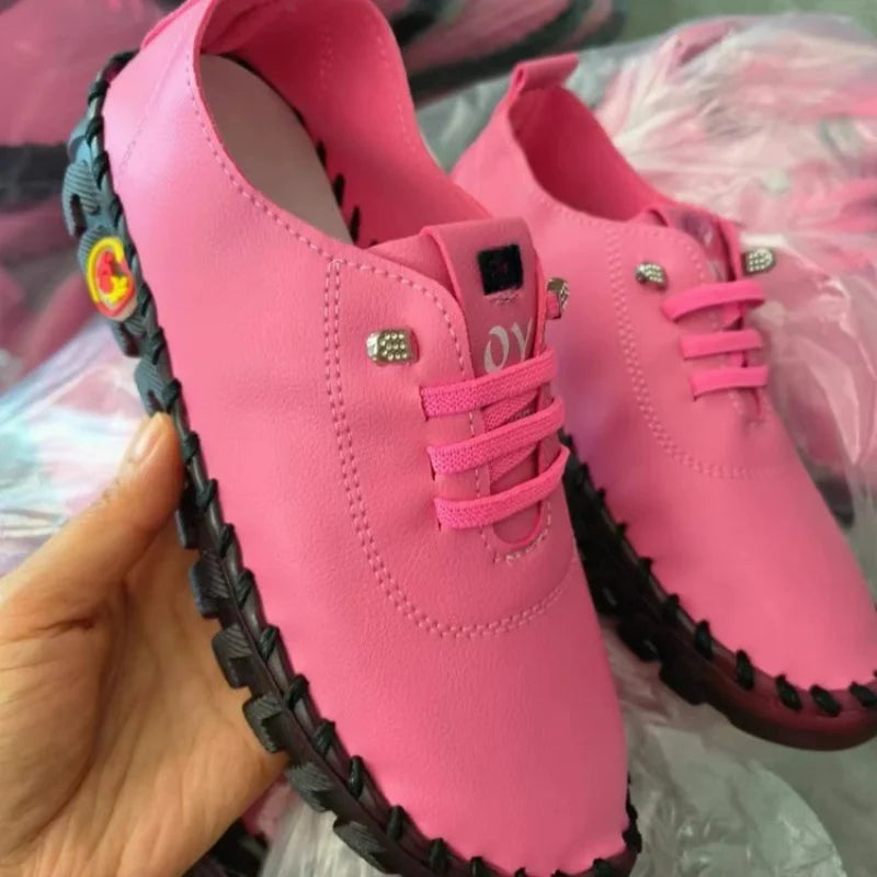 New Sneakers Women Shoes Flat Loafers Shoes for Women Comfortable Zapatillas De Mujer Slip Shoes Soft Flats Female Casual Shoes