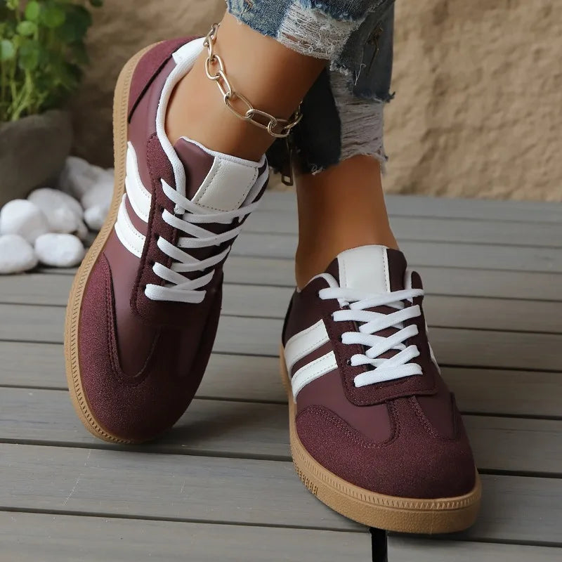 2026 Women Tennis Sneakers Flats Ladies Fashion Vulcanized Shoes Spring Autumn Woman Outdoor Trainers Footwear Женская Обувь