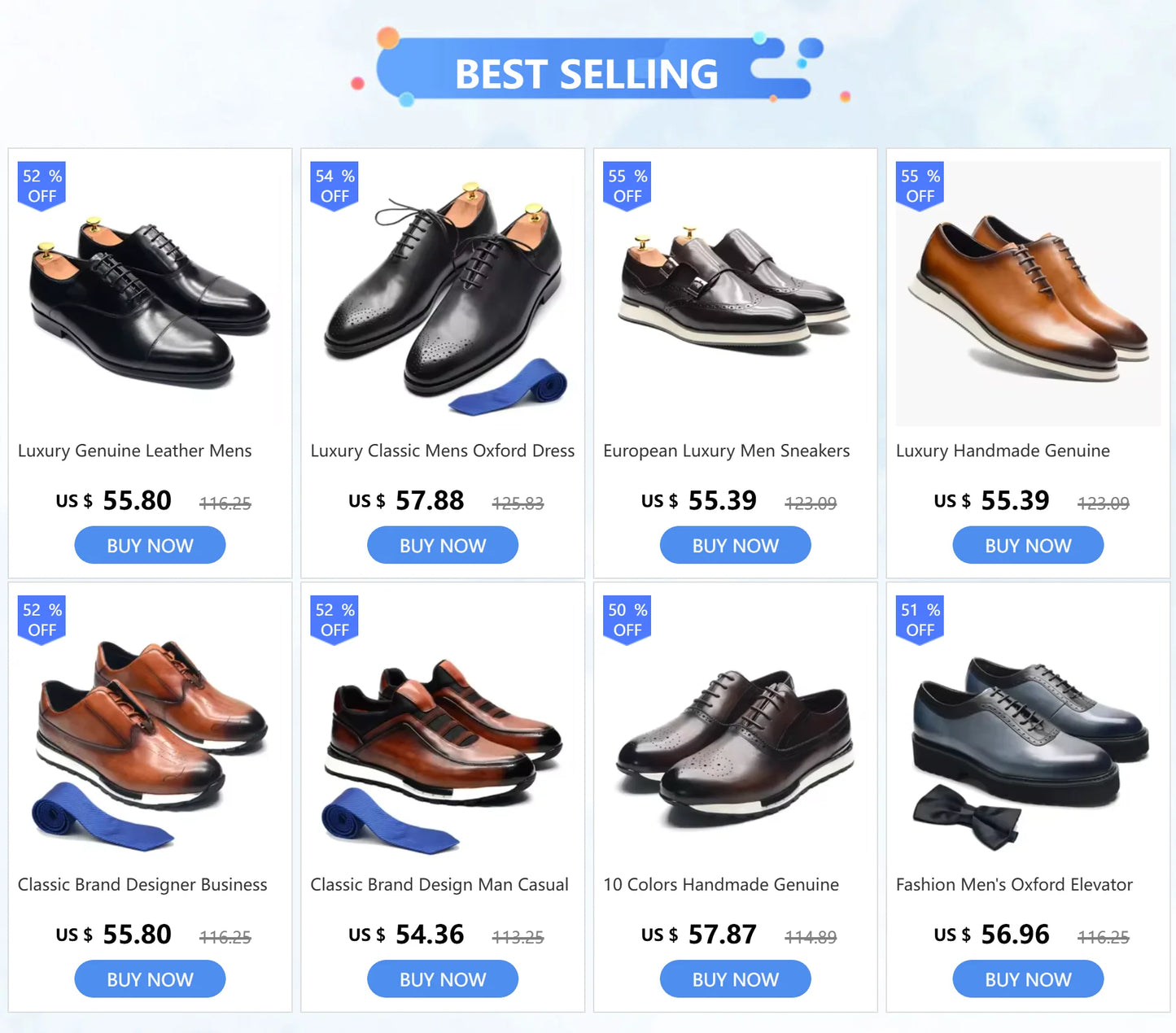 Mens Dress Shoes Original Luxurry Fabric and Genuine Leather Brogue Social Party Business Lace Up Derby Wedding Formal Shoes Men