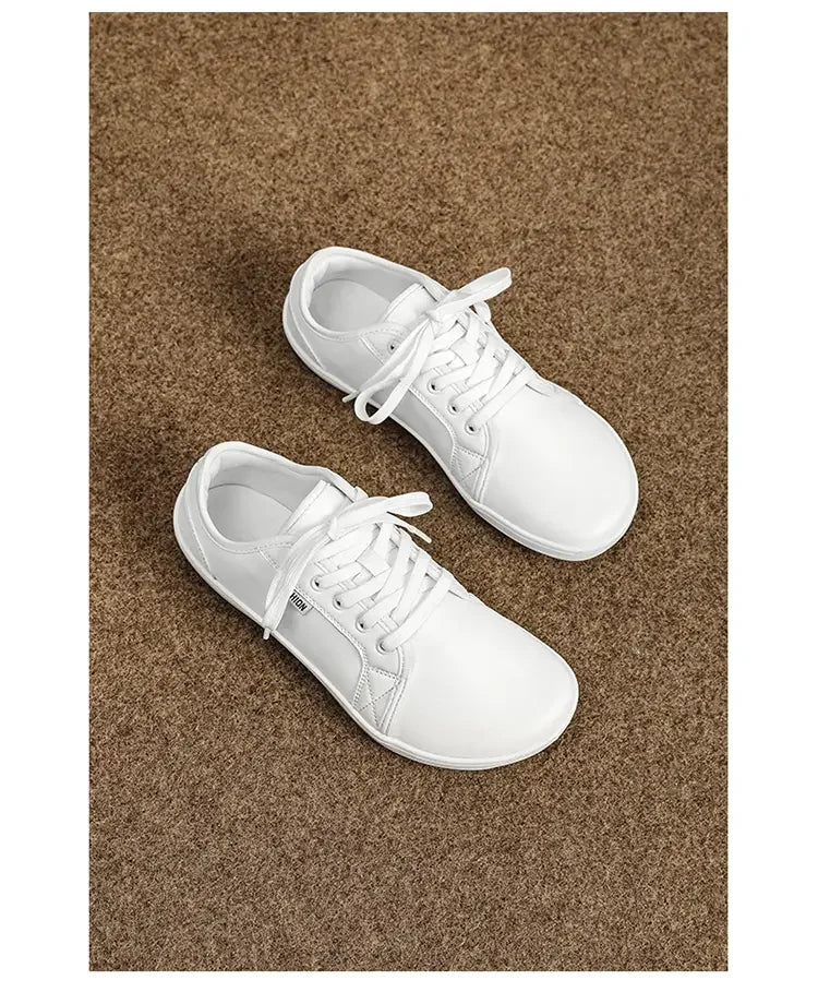 Minimalist Shoe Size 37-48 Men's and Women's Wide Toe Barefoot Casual Artificial Leather Lightweight Walking Sports Shoes