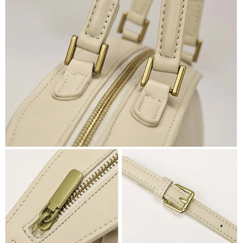 New Women's Bags, Fashionable and Simple Handbags, Niche High-End Shoulder Bags, Versatile Casual Bags for Commuting, Large-Capacity Tote Bags, Soft Leather Crossbody Bags