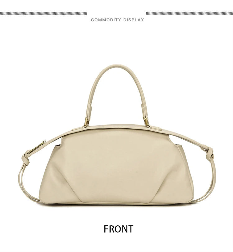 New Women's Bags, Fashionable and Simple Handbags, Niche High-End Shoulder Bags, Versatile Casual Bags for Commuting, Large-Capacity Tote Bags, Soft Leather Crossbody Bags