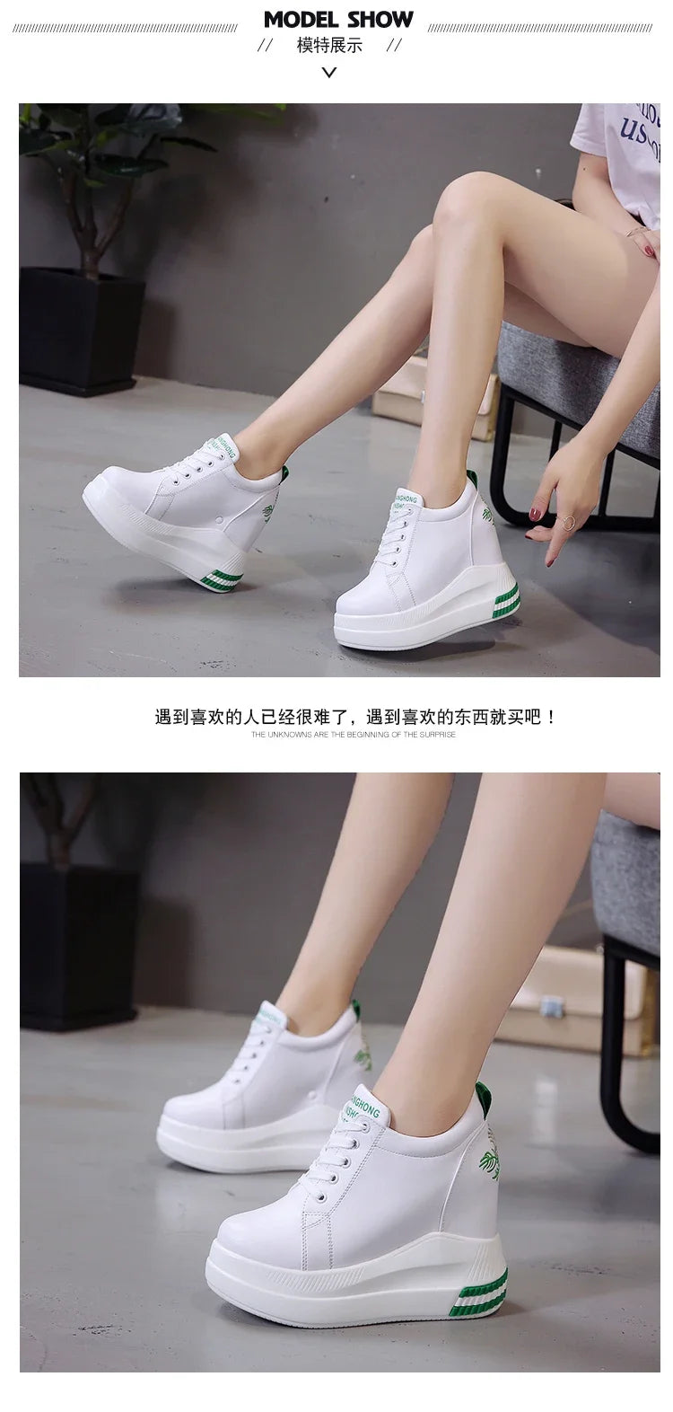Women's Wedge Sneakers Summer Fashion Breathable High Heels Ladies Casual Shoes Vulcanize Women Platform Shoe Female Spring 2022