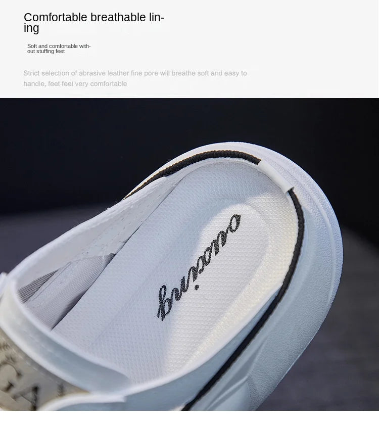 New Women's Shoes Fashion Hollow Out Breathable Thick Sole Lightweight Casual Slippers Shoes for Women Zapatos De Mujer 2023